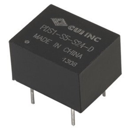 CUI INC Isolated Dc/Dc Converters Dc-Dc Isolated, 1 W, 10.8~13.2 Vdc Input, 9 Vdc, 200 Ma, Single PDS1-S12-S9-D